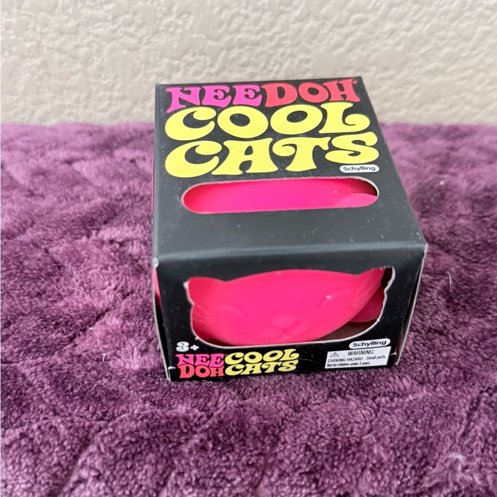 NeeCool Doh Cats Squishy Cat - Hot Pink